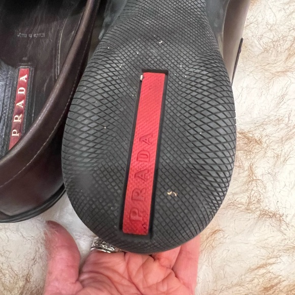 Prada mens slip on loafer size 11 Brown - Picture 8 of 14